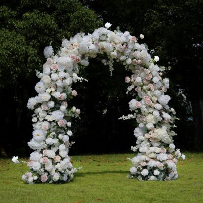 2025 New Wedding Party Background Floral Arch Decoration include Framet - Image 4