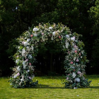 2025 New Wedding Party Background Floral Arch Decoration