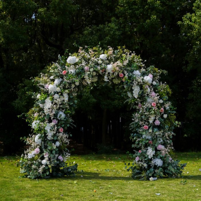 Jean£ºWedding Party Background Floral Arch Decoration - Image 1