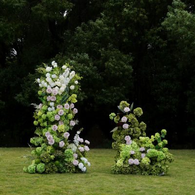 2025 New Wedding Party Background Floral Arch Decoration