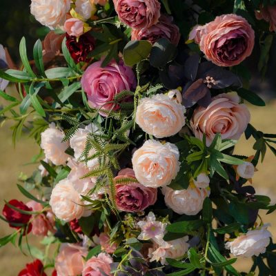 New Wedding Party Background Floral Arch Decoration - Image 2