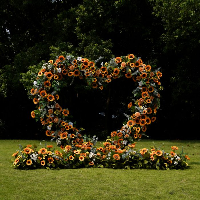 2025 New Wedding Party Background Floral Arch Decoration - Image 1