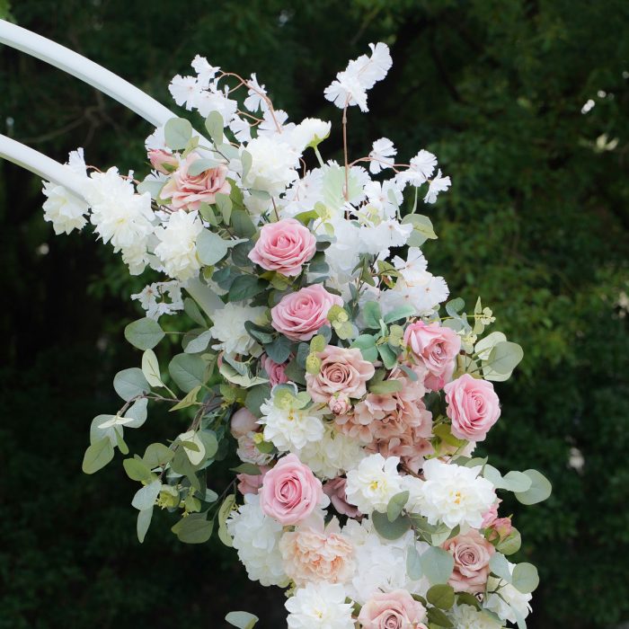 LuLu£º2025 New Wedding Party Background Floral Arch Decoration  -R907 - Image 5