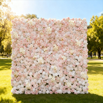 2025 New 7D Fabric Artificial rolling up curtain flower wall