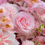 2025 New 5D Fabric Artificial Flower Wall Rolling Up Curtain Flower Wall - Image 3