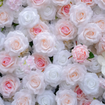 2025 New 5D Fabric Artificial rolling up curtain flower wall - Image 4