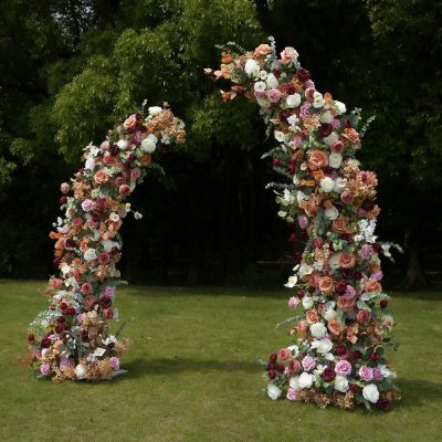 2025 New Wedding Party Background Floral Arch Decoration - Image 4