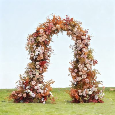 2025 New Wedding Party Background Floral Arch Decoration