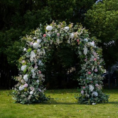 2025 New Wedding Party Background Floral Arch Decoration - Image 3