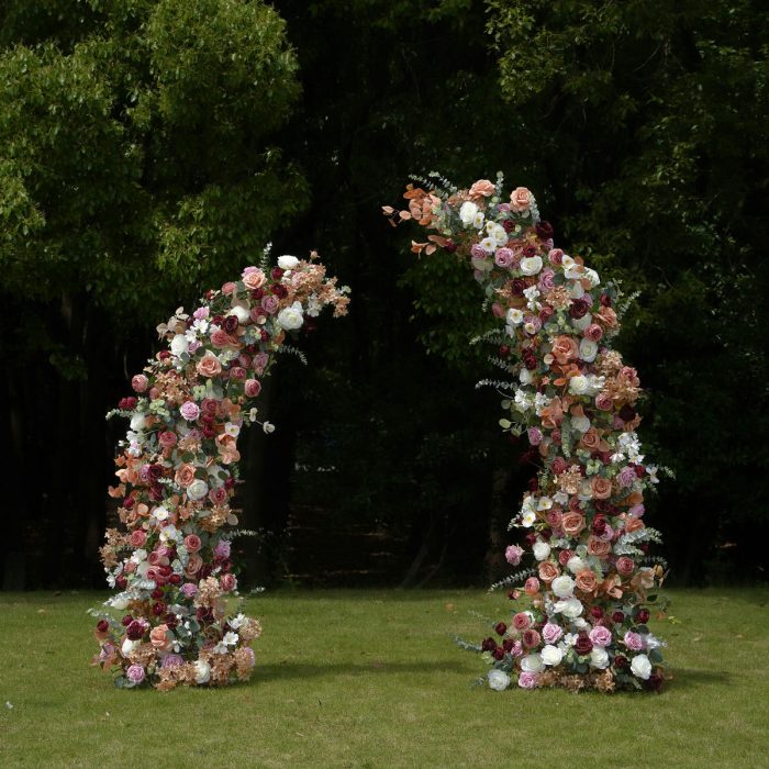 Phoenix£º2025 New Wedding Party Background Floral Arch Decoration - Image 1