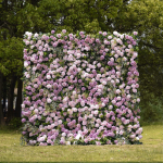2025 New 5D Fabric Artificial rolling up curtain flower wall
