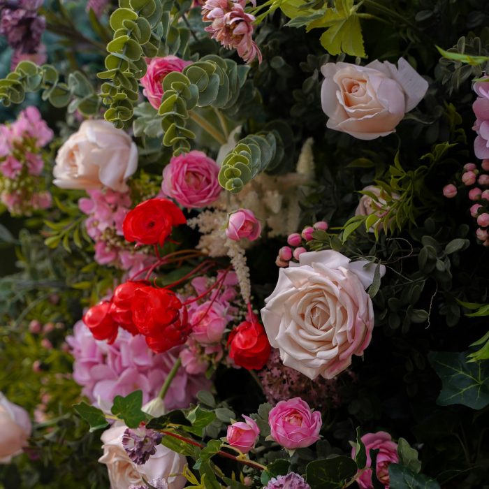 Mona£º2025 New Wedding Party Background Floral Arch Decoration include Frame - Image 6