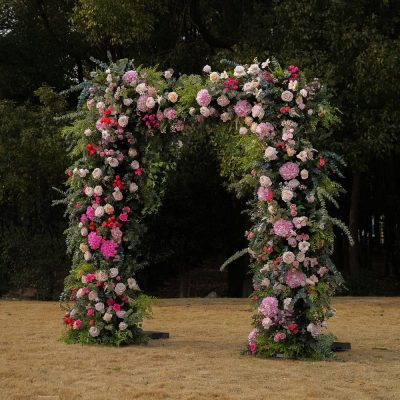 2025 New Wedding Party Background Floral Arch Decoration include Frame - Image 3