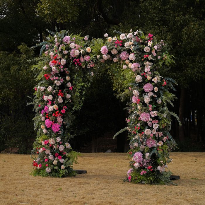 Mona£º2025 New Wedding Party Background Floral Arch Decoration include Frame - Image 3