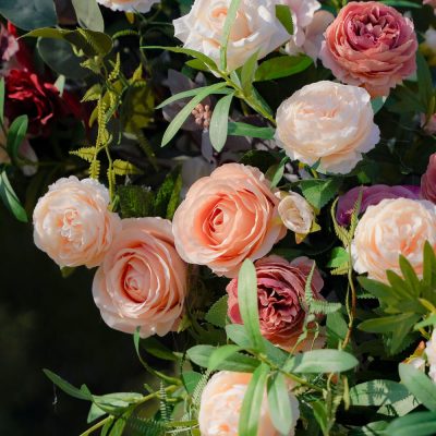 New Wedding Party Background Floral Arch Decoration - Image 6