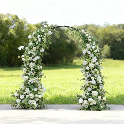 2025 New Wedding Party Background Floral Arch Decoration  -R097