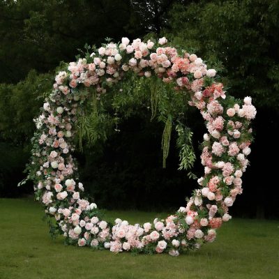 2025 New Wedding Party Background Floral Arch Decoration - Image 3