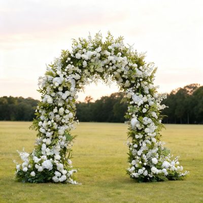 2025 New Wedding Party Background Floral Arch Decoration  -R865 - Image 4