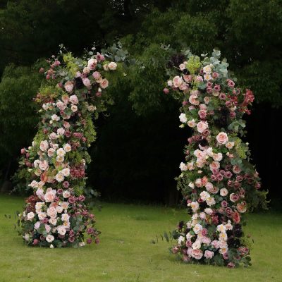 2025 New Wedding Party Background Floral Arch Decoration - Image 3