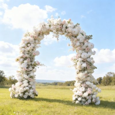 2025 New Wedding Party Background Floral Arch Decoration include Framet