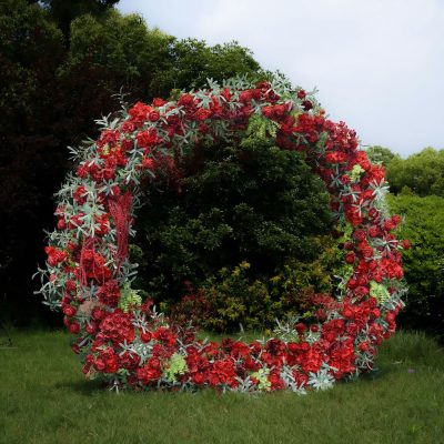 2025 New Wedding Party Background Floral Arch Decoration - Image 3