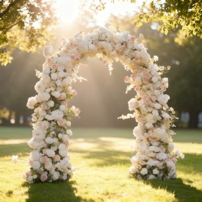 2025 New Wedding Party Background Floral Arch Decoration include Framet - Image 3