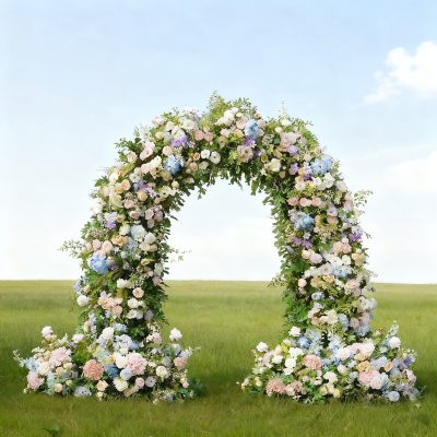 2025 New Wedding Party Background Floral Arch Decoration