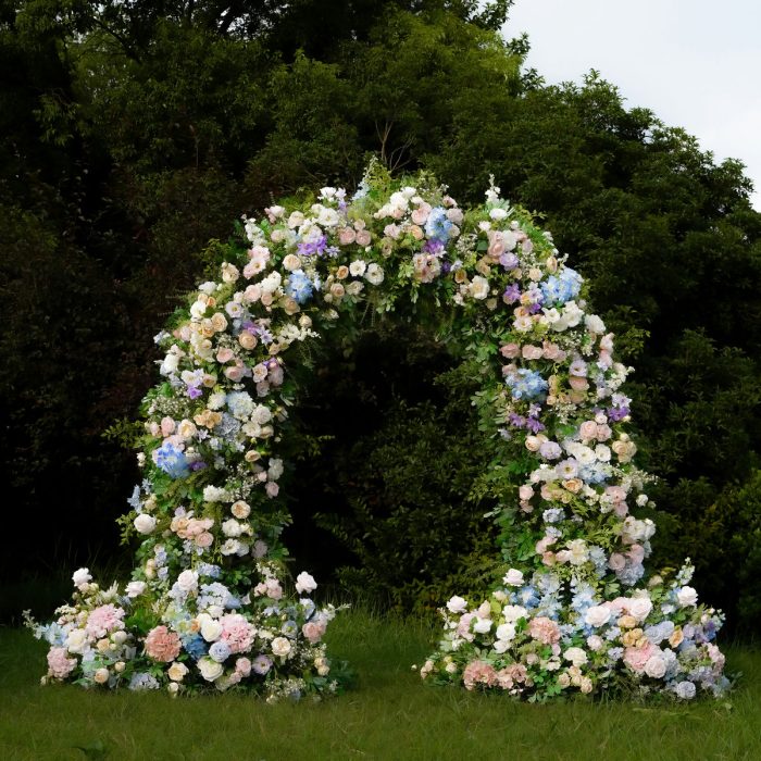 2025 New Wedding Party Background Floral Arch Decoration - Image 1