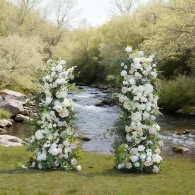 2025 New Wedding Party Background Floral Arch Decoration - Image 3