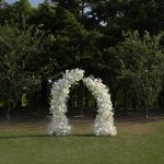 2025 New Wedding Party Background Floral Arch Decoration  -R957 - Image 3