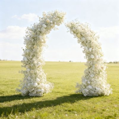 2025 New Wedding Party Background Floral Arch Decoration  -R957 - Image 3