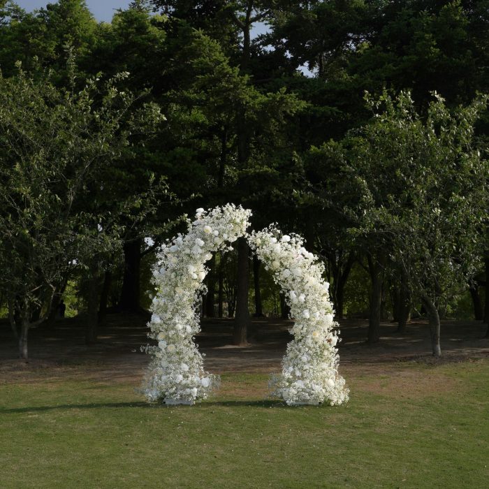 2025 New Wedding Party Background Floral Arch Decoration  -R957 - Image 3