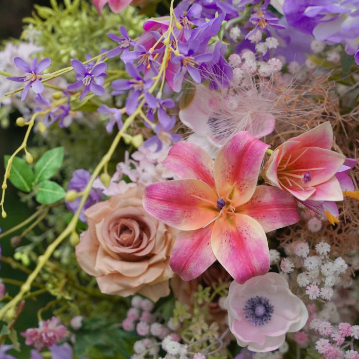 Victoria£º2025 New Wedding Party Background Floral Arch Decoration include Framet-R824 - Image 5