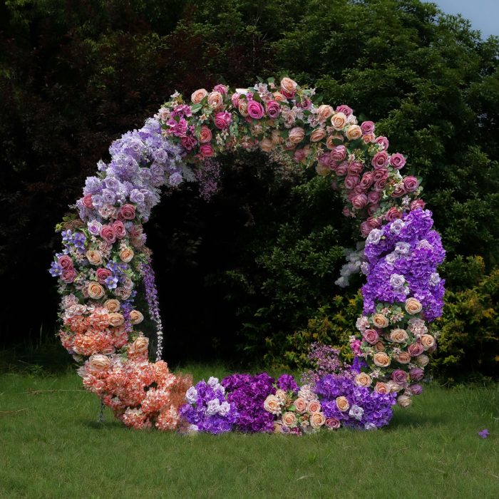 Bridget£º2025 New Wedding Party Background Floral Arch Decoration - Image 1