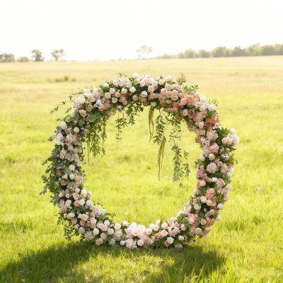 2025 New Wedding Party Background Floral Arch Decoration
