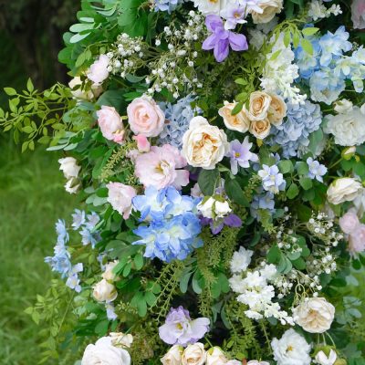 2025 New Wedding Party Background Floral Arch Decoration - Image 2