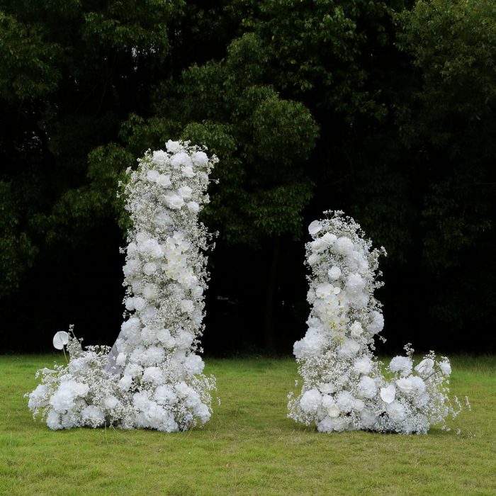 Maria:2025 New Wedding Party Background Floral Arch Decoration  -R891 - Image 1