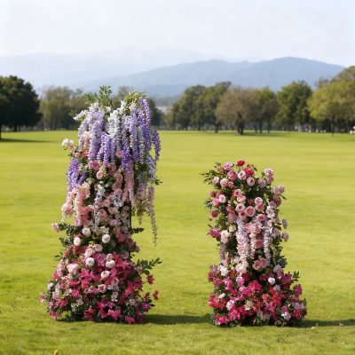 Wedding Party Background Floral Arch Decoration