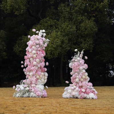 2025 New Wedding Party Background Floral Arch Decoration