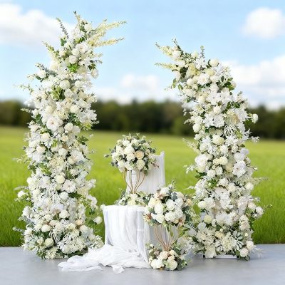 2025 New Wedding Party Background Floral Arch Decoration - Image 3