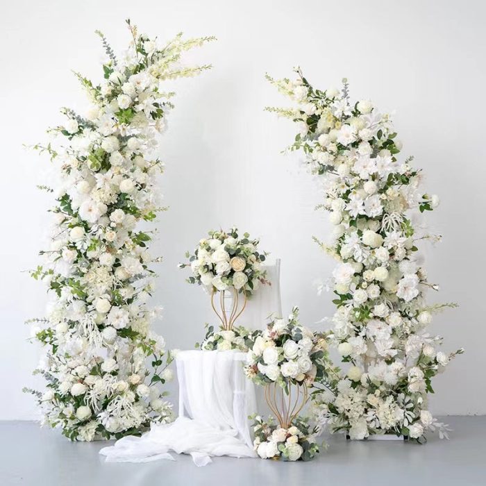 2025 New Wedding Party Background Floral Arch Decoration - Image 3