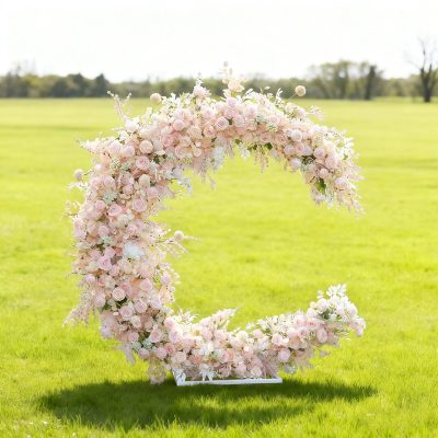 2025 New Wedding Party Background Floral Arch Decoration