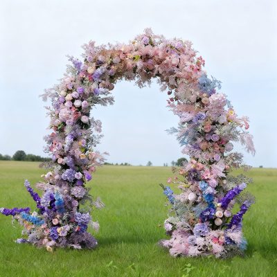 2025 New Wedding Party Background Floral Arch Decoration - Image 3
