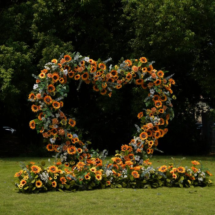 2025 New Wedding Party Background Floral Arch Decoration - Image 3