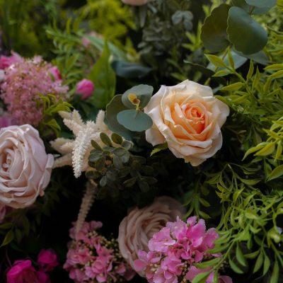 2025 New Wedding Party Background Floral Arch Decoration include Frame - Image 5