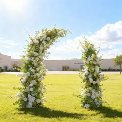 2025 New Wedding Party Background Floral Arch Decoration - Image 3