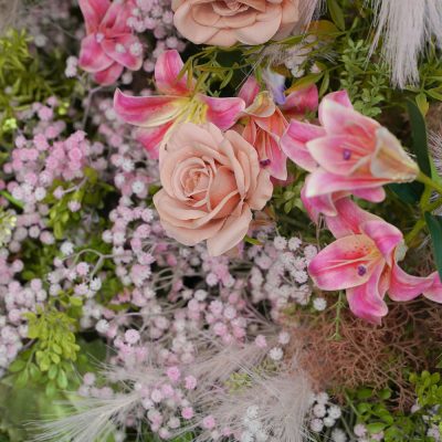 2025 New Wedding Party Background Floral Arch Decoration include Framet - Image 2