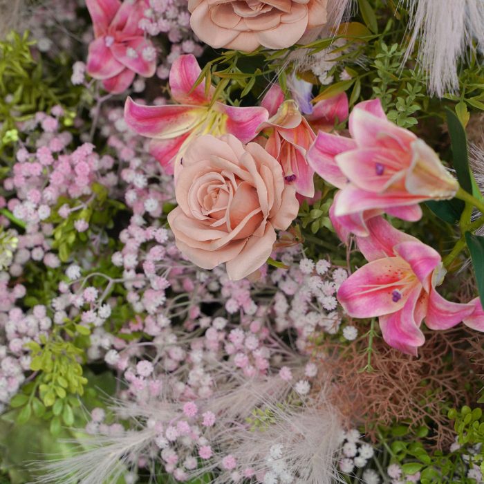 Victoria£º2025 New Wedding Party Background Floral Arch Decoration include Framet-R824 - Image 2