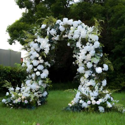 2025 New Wedding Party Background Floral Arch Decoration include Framet - Image 3