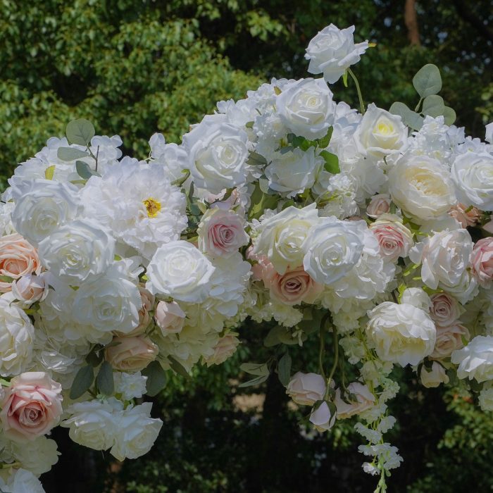 Noni£º2025 New Wedding Party Background Floral Arch Decoration include Framet - Image 6